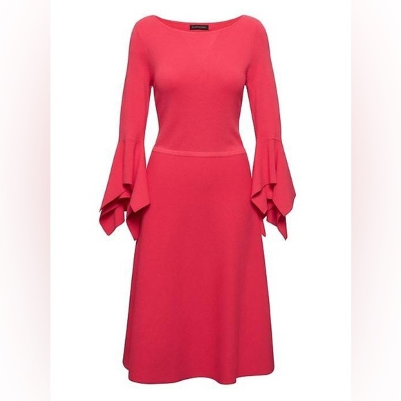 Banana Republic Dresses & Skirts - BANANA REPUBLIC - Women’s - Knit Aline Handkerchief 3/4 Sleeve Dress -Pink Small